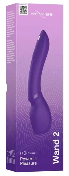 We-Vibe Wand 2 Intimate Massager, App-Controlled, Waterproof, 27.3 cm