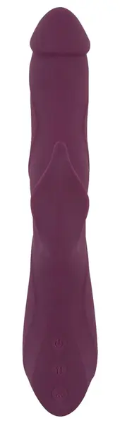Javida 3F Vibrator Thrusting Rechargeable Silicone Dual Action 25cm