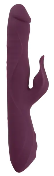 Javida 3F Vibrator Thrusting Rechargeable Silicone Dual Action 25cm