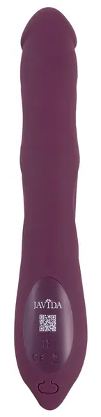 Javida 3F Vibrator Thrusting Rechargeable Silicone Dual Action 25cm
