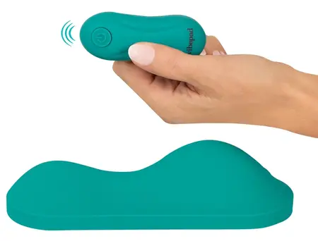 Vibepad Intense компактна силиконова възглавничка с два мотора, черна