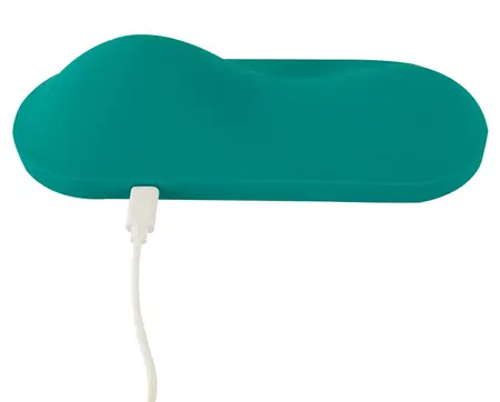 Vibepad Intense компактна силиконова възглавничка с два мотора, черна