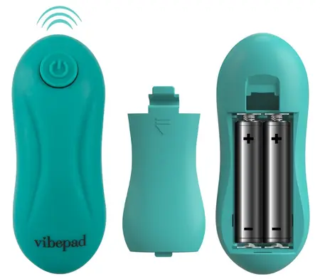 Vibepad Intense компактна силиконова възглавничка с два мотора, черна