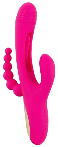 Sweet Smile Triple Vibe Flicking Tongue Multi-Stimulation System 24.4cm