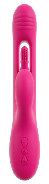 Sweet Smile Triple Vibe Flicking Tongue Multi-Stimulation System 24.4cm