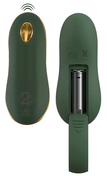Emerald Love Luxurious RC Plug - Vibrating, Remote Control, Green, 14 cm