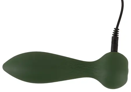 Emerald Love Luxurious RC Plug - Vibrating, Remote Control, Green, 14 cm