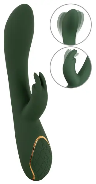 You2Toys Emerald Love Dual Motor Flexible Intimate Device Green 23cm