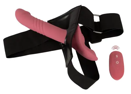 You2Toys Your Strap-On Pink - Dual Motor, Remote, Adjustable Harness