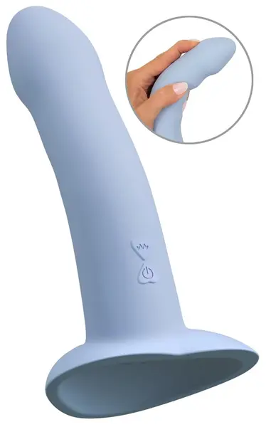 You2Toys Heart Guy Blue Intimate Machine with Suction Base, 17cm