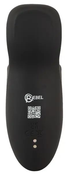 Rebel Man Wand Intimate Stimulator with Vibrating Moving Wings, Black