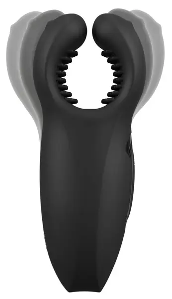 Rebel Man Wand Intimate Stimulator with Vibrating Moving Wings, Black