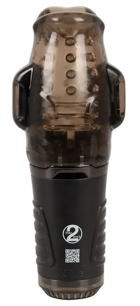 Stroker Handy Sucking Intimate Machine Dual Vibration Black 21.7cm