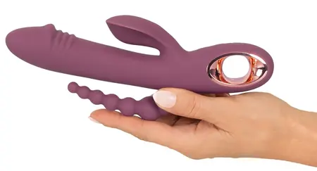 You2Toys Slim Triple Plum 3-in-1 Intimate System, Waterproof, Purple