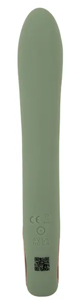 You2Toys Slim Rabbit Olive Dual Vibrator, 10 Modes, Waterproof, Silicone