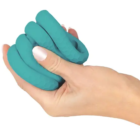 You2Toys 3-in-1 Silicone Ring Set with Adjustable System, Black