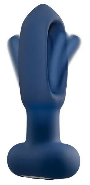 ANOS RC Flickering Tongue Anal Plug with Vibration, Silicone, 14.1cm