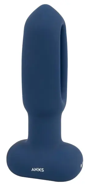 ANOS RC Flickering Tongue Anal Plug with Vibration, Silicone, 14.1cm