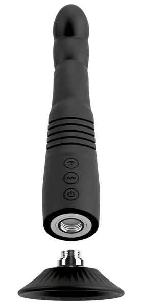Couples Choice G & P-Spot Thrusting Vibrator with Removable Suction Cup