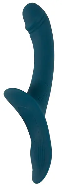 You2Toys Your Strap-On RC Vibrator Blue - Dual Motor, Adjustable Harness