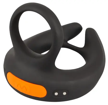 Rebel RC Intimate Ring System with Adjustable Vibration, Black, 9.4 cm