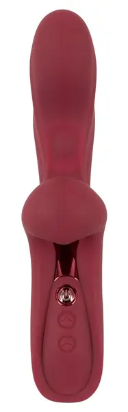 Javida 2 Function Rabbit Vibe Thumpin Silicone Dual Motor Massager Pink