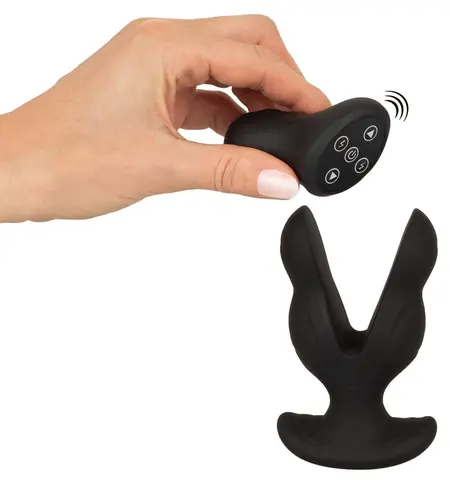 ANOS RC Power Expander Plug Silicone Dual-Arm Vibrating & E-Stim 11cm