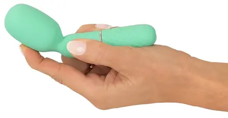 Cuties Mini Wand 5th Gen Green - Compact Rechargeable Silicone Massager