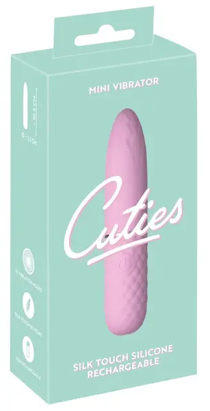 Cuties Mini Vibrator Rose 5th Gen - Compact Silicone Model, 10 Modes