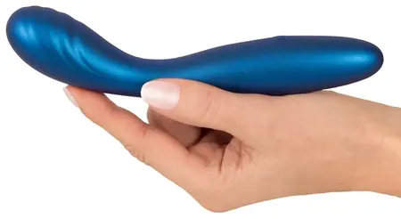 Sweet Smile Flexible G-Spot Vibrator Metallic Silicone 18cm Waterproof