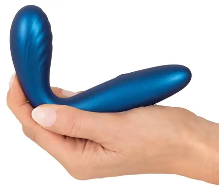 Sweet Smile Flexible G-Spot Vibrator Metallic Silicone 18cm Waterproof