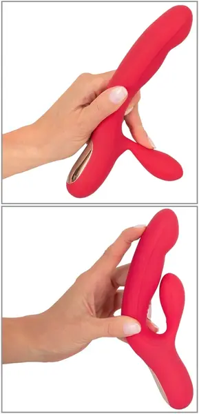 Thumping Rabbit VI силиконов вибратор зайче с два мотора, розов