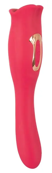 You2Toys Oral Fun Vibrator L Dual-Ended Moving Lips Pink 22.2cm