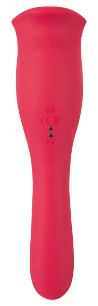You2Toys Oral Fun Vibrator L Dual-Ended Moving Lips Pink 22.2cm