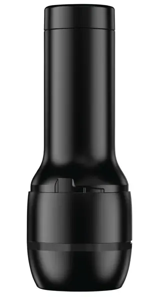 Kiiroo Feel Leigh Raven Mouth Intimate Machine, Superskin, 22cm, Black