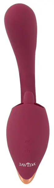 Javida 2 Function Intimate Device with Vibration & Licking System, 20.6 cm