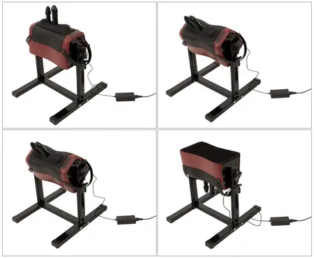 The Banger CLIMAXXR360 Multi-Attachment Electric Intimate Machine, Adjustable Seat