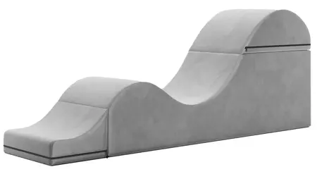 Liberator Aria Flip Chaise Grey - Ergonomic Foldable Lounge Seat