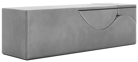 Liberator Aria Flip Chaise Grey - Ergonomic Foldable Lounge Seat