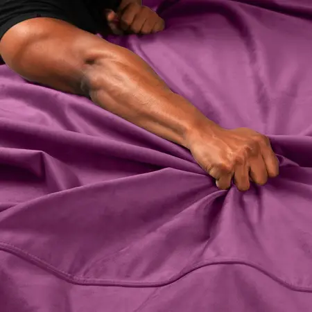 Liberator Fascinator Throw Mini Purple - Compact Waterproof Blanket 91x66cm