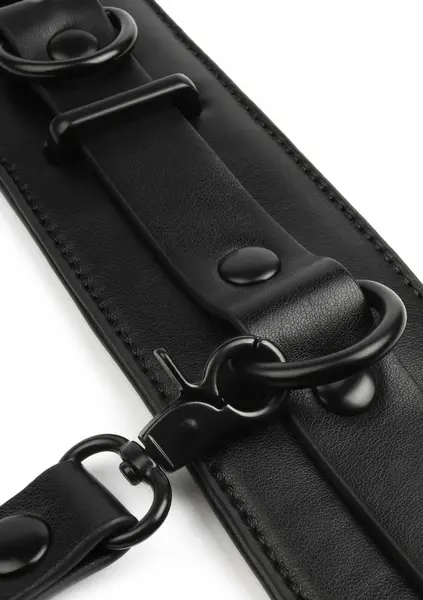 AVANZA VANTAGE 8 Precision Wrist Cuffs Black PU Leather Adjustable