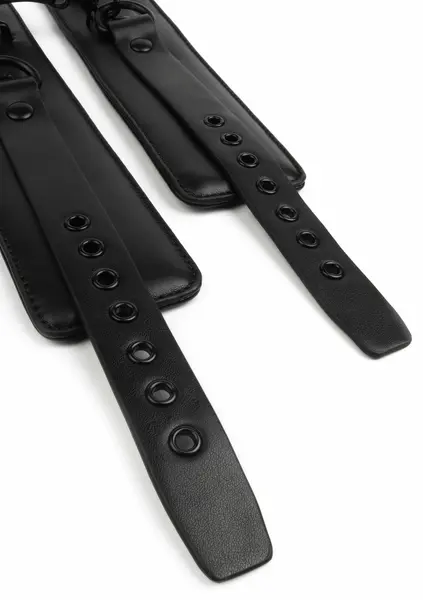 AVANZA VANTAGE 8 Precision Wrist Cuffs Black PU Leather Adjustable