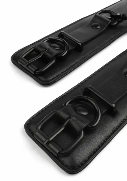 AVANZA VANTAGE 8 Precision Wrist Cuffs Black PU Leather Adjustable