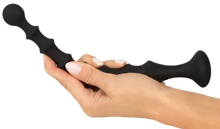 Magic Anal Wand No. 2 гъвкави силиконови анални топчета, черни