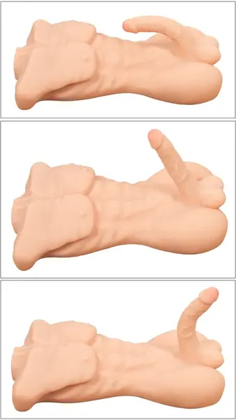 Realistixxx Deluxe Man Anatomical Torso, Naturskin Material, 52 cm
