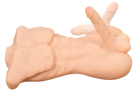 Realistixxx Deluxe Man Anatomical Torso, Naturskin Material, 52 cm