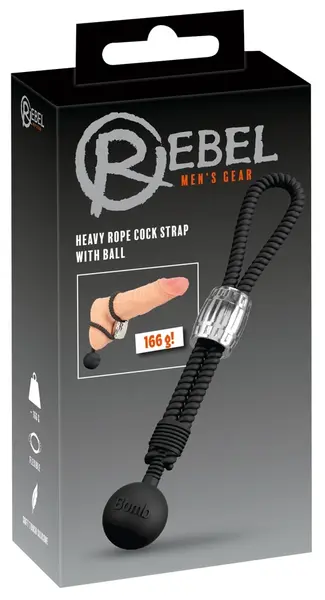 Rebel Heavy Rope Adjustable Silicone System with Sliding Metal Weight 21.5cm