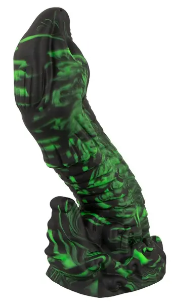 Lizard Peak фентъзи дилдо от течен силикон с вендуза, 22 см