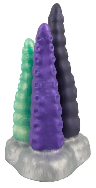 Triple Tentacle силиконово фентъзи дилдо пипало, 22 см