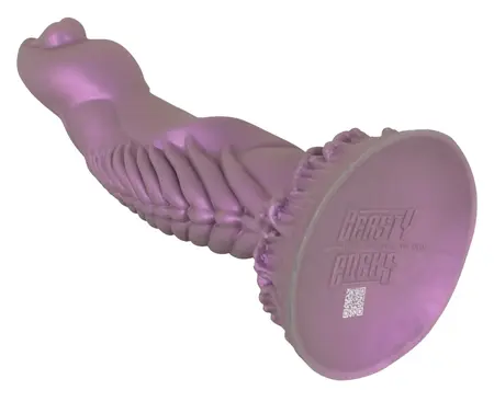 Beasty Cocks Alien Phallus Liquid Silicone Intimate Machine 21 cm Metallic